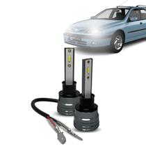 Kit Par Super Led Mini Rayx Laguna 95 Á 98 Farol Alto Baixo Milha