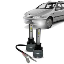 Kit Par Super Led Mini Rayx Palio Week 96 À 04 Alto Baixo e Milha
