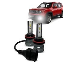 Kit Par Super Led Mini Rayx Renegade 18 19 Farol Alto Baixo Milha