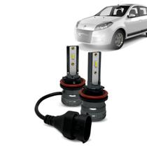 Kit Par Super Led Mini Rayx Sandero 11 12 Farol Alto Baixo Milha