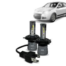 Kit Par Super Led Mini Rayx Sandero 2011 Á 2014 Alto Baixo Milha
