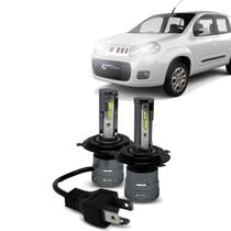 Kit Par Super Led Mini Rayx Uno 11 À 14 Farol Alto Baixo e Milha Kit Par Super Led Mini Rayx Uno 11 À 14 Farol Alto Baixo e Milha