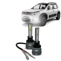 Kit Par Super Led Mini Rayx Uno 2015 À 2022 Alto Baixo e Milha