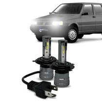 Kit Par Super Led Mini Rayx Uno 85 À 90 Farol Alto Baixo e Milha