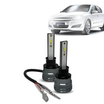 Kit Par Super Led Mini Rayx Vectra 06 À 11 Farol Alto Baixo Milha