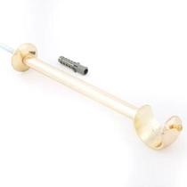 KIT PAR Suporte de Cortina Alongado 28mm + 15cm para Decoração de Casa e Sala