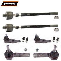 Kit par terminal direcao + pivo + articulacao axial direito e esquerdo - clio 1999 a 2003 - kit00580