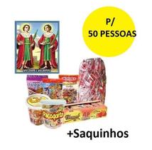 Kit Para 50 Pessoas Com 8 Tipos De Doces Cosme E Damião