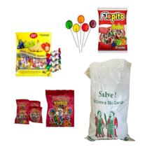 Kit para 50 Pessoas de Doces Festa Cosme e Damião Simples Kit para 50 Pessoas de Doces Festa Cosme e Damião Simples