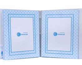 Kit para álbum fotográfico - 5 folhas c/ plástico 15x21.