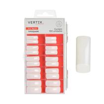 Kit para Alongamento de Unhas Vetix Profissional ro Nails Tips Square 100un