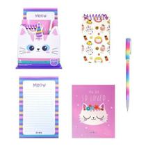 Kit para anotações Cat - Fofy
