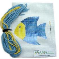 Kit Para Aprender A Bordar - Peixe - Kits For Kids Kit Para Aprender A Bordar - Peixe - Kits For Kids