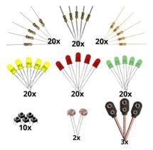 Kit Para Arduino Iniciante Robotica 100 Pcs Insumo Repor Kit Para Arduino Iniciante Robotica 100 Pcs Insumo Repor