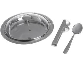 Kit para Arroz e Massa em Inox 3 Peças