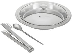 Kit para Arroz e Massa em Inox 3 Peças Kit para Arroz e Massa em Inox 3 Peças
