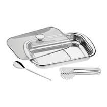 Kit para Assar e Servir Tramontina Cosmos 64310114 Inox