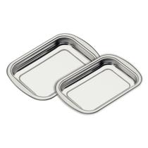 Kit para Assar e Servir Tramontina Cosmos em Aço Inox 2 Peças Kit para Assar e Servir Tramontina Cosmos em Aço Inox 2 Peças