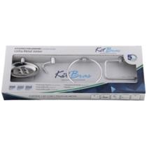 Kit Para Banheiro 5 Peças de Metal