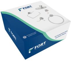 Kit para Banheiro com 5 Peças Nacar Pop - Fort - Tecnolar