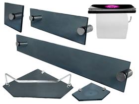 Kit Para Banheiro Diamante 6 Peças Kit Para Banheiro Diamante 6 Peças