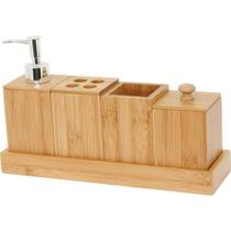 Kit Para Banheiro Eco Kitchen 4 Peças - Mimo Style