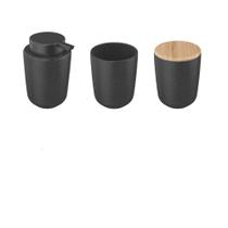 Kit para banheiro em cerâmica Ou 3 peças Linha Osaka Kit para banheiro em cerâmica Ou 3 peças Linha Osaka
