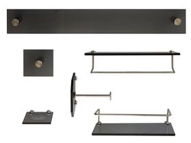 Kit Para Banheiro Jade 8 Fumê