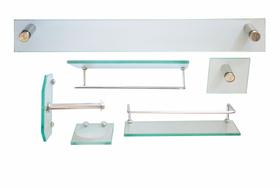 Kit Para Banheiro Jade 8 Incolor Kit Para Banheiro Jade 8 Incolor