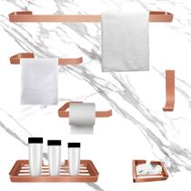Kit Para Banheiro Luxo Art 6 peças Kit Para Banheiro Luxo Art 6 peças