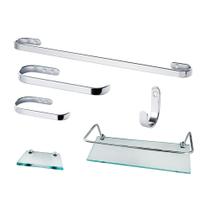 Kit para banheiro ônix 2 (6 Peças)