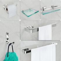 Kit Para Banheiro Star 6 Peças Incolor