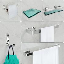 Kit Para Banheiro Star 6 Peças Verde - J.A