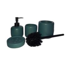 KIT PARA BANHEIRO VERDE de banheiro Tati da Mai Home