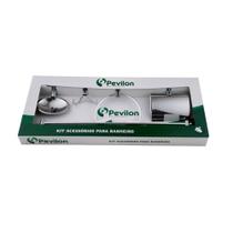 Kit Para Banheiro Verona 5 Peças 5120 Cromado - Pevilon