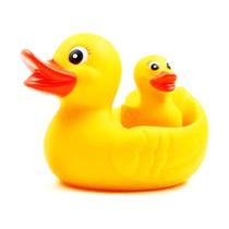 Kit Para Banho Mãe Pata E Seu Filhote Atóxico Macio