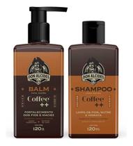 Kit Para Barba Don Alcides - Shampoo De Barba E Balm Coffee Kit Para Barba Don Alcides - Shampoo De Barba E Balm Coffee
