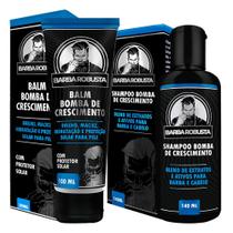 Kit Para Barba Shampoo + Balm Barba Robusta - Barba rubra