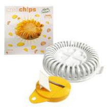 Kit para batata chips de microondas fatiador e bandeja para fazer batatinhas - MAKEDA