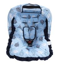 Kit Para Bebê Conforto 04 Pçs TR - Balãozinho Azul