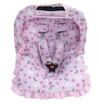 Kit Para Bebê Conforto 04 Pçs TR - Soninho Rosa Kit Para Bebê Conforto 04 Pçs TR - Soninho Rosa