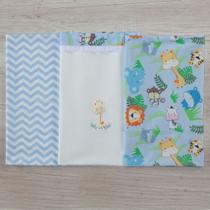 Kit Para Bebe Cueiro 3 Peças Varias Estampas