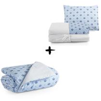 Kit para bebê Edredom + Jogo de Lençol Mini Cama Moderno - EMPÓRIO DO LAR