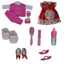 Kit para Bebê reborn roupinhas e acessórios