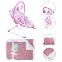 Kit Para Bebê Rosa: Cadeira Descanso e Sherpa Ultra Soft Kit Para Bebê Rosa: Cadeira Descanso e Sherpa Ultra Soft