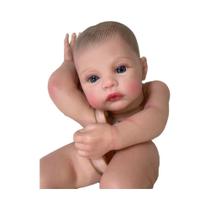 Kit para Boneca Reborn de 17 Polegadas - Realista, Pintada à Mão, com Veias e Cílios Kit para Boneca Reborn de 17 Polegadas - Realista, Pintada à Mão, com Veias e Cílios
