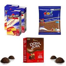 Kit Para Brigadeiro Gourmet Festa Doces Páscoa 5 Itens