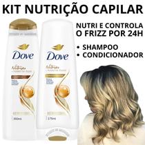 Kit Para Cabelo Combo Shampoo Condicionador Para Nutrição