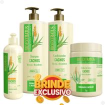 Kit Para Cabelos Cacheados Completo Mimo Bio Extratus Babosa e macadâmia 1kg Longa Duração Kit Para Cabelos Cacheados Completo Mimo Bio Extratus Babosa e macadâmia 1kg Longa Duração