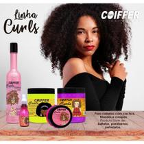 Kit Para Cabelos Cacheados Curls Coiffer 5 Produtos